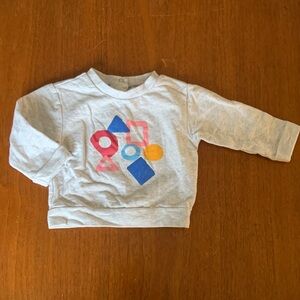 🍓3/$10 Kids Geometric Sweatshirt size 12m